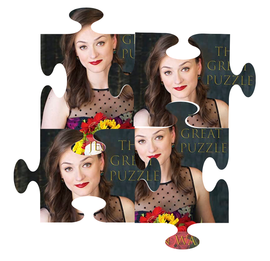 Jen as puzzle pieces